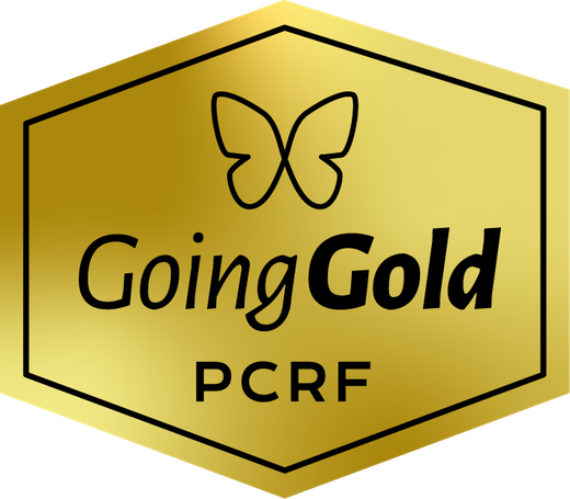 Going Gold with PCRF campaign badge